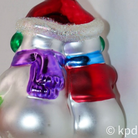 Vtg 2002~Thomas Pacconi Classics Snowman Snowmen Holiday Christmas Ornament - Picture 3 of 3
